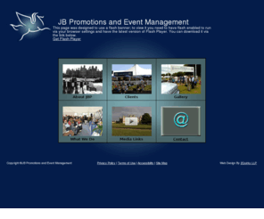 jbpromotions.co.uk: JB Promotions & Event Management
JB Promotions and Event Management – well established PR company, media events, awards ceremonies, eventing.  Impressive client list, high profile events. Specialising in general consumer, charitable, sporting/equestrian markets.