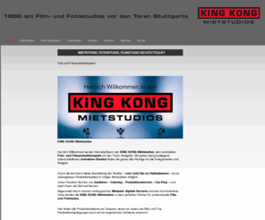 king-kong-studios.com: KING KONG Mietstudios - Mietstudios / Fotostudio in Stuttgart
King Kong - ein Mietstudio und Fotostudio bei Stuttgart