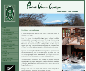 pointview.co.nz: Taupo Luxury Accommodation: 5 Star Luxury B&B Lodge, Taupo, NZ
Taupo 5 Star Luxury Accommodation: Enjoy Taupo Luxury B&B Lodge with Private Natural Hot-pools: Pointview Luxury Lodge, Taupo NZ. Pamper Yourself - click here