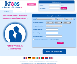 encontro-catolico.com: Iktoos : Site de Rencontre Chrétien Catholique
Communiquez, dialoguez entre chrétiens pour une belle rencontre d'amour ou d'amitié. Découvrez gratuitement tous les profils à la recherche de l'âme soeur.