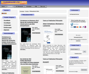 philosophieportal.net: Turnshare Ltd - Publisher: Philosophische Reihe
philosophische buecher des Verlages Turnshare Ltd.