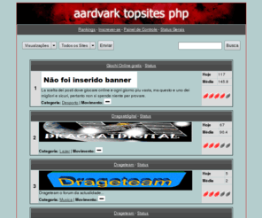 topsiteseforuns.com: Top 25 - Rankings - Todos os Sites
