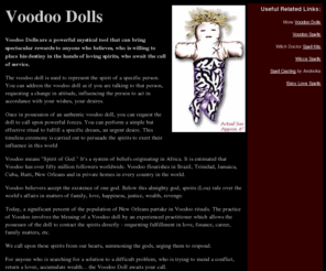 voodoo-dolls.com: Powerful Voodoo Dolls
These Voodoo Dolls are a powerful mystical tool that may help you.  Try our Love, Luck, and Money Voodoo Dolls.