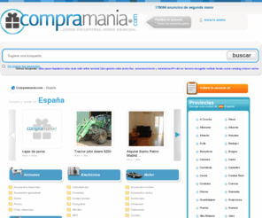 compramania.com: Compra venta - Compramania.com tu portal para comprar y vender
Portal de compraventa y anuncios de segunda mano entre particulares.