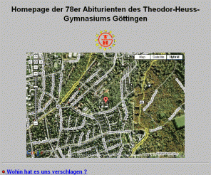 die78er.de: Homepage der 78-er Abiturienten des Theodor-Heuss-Gymnasiums
Homepage der 78er Abiturienten des Theodor-Heuss-Gymnasiums