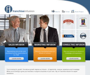 franchiseinfusion.com: Franchise Infusion
Franchise Infusion helps great people become great business owners with great brands, and helps existing franchisees grow valuable assets.