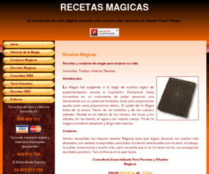 recetas-magicas.com: Recetas Magicas - Hechizos Magicos y Rituales de Magia Gratis
Recetas magicas gratis y rituales magicos para el amor, trabajo y la felicidad.