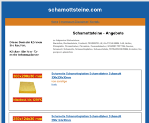 schamottsteine.com: Schamottsteine - schamottsteine.com
