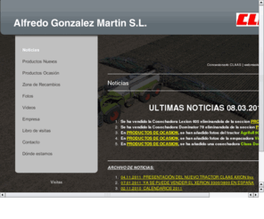 alfredogonzalezmartinsl.com: Noticias
Maquinaria Agrícola - Alfredo Gonzalez Martin S.L. - Concesionario Claas Salamanca