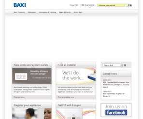 baxi.co.uk: Baxi - Home
Baxi provides help with heating solutions, offering gas boilers, solar heating and much more. 