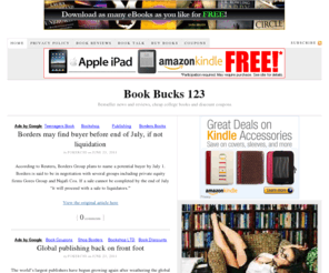 bookbucks123.com: Bestseller Books, News, Reviews and Discounts
Bestseller books news and reviews, the reading site, free ebooks, cheap college books and discount coupons