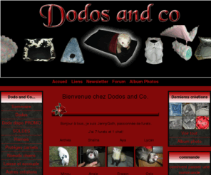 dodos-and-co.com: Dodos and co, accessoires furets, dodo furet, chiens, chats... dodos originals en fourrure et skaï
dodos pour furets, hamac, tente tipi, couffin, coussin, hamac cachettte, poche cachette, trouver tout pleins de dodos pour votre animal de compagnie, a créer selon vos envies...