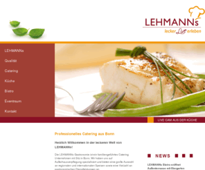 laschickeria.com: LEHMANNs - lecker live erleben -  Bonn
Herzlich  Willkommen in der leckeren Welt von LEHMANNs! .  Die LEHMANNs Gastronomie ist ein familiengeführtes Catering Unternehmen mit Sitz in Bonn.  Wir haben uns auf [...]