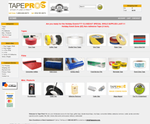 tapepros.com: TapePros.com
Tape and Setup Supplies Online Store for the Special Events Industry at competitive prices.