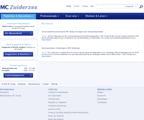 mclelystad.com: Patiënten en Bezoekers | MC Groep
De MC|Groep een algemeen ziekenhuis. Wij werken op drie locaties, namelijk in Lelystad, Emmeloord en Dronten.