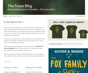 thefoxesblog.com: The Foxes blog about adopting from Colombia
about adopting from Colombia