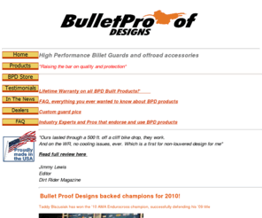 bulletproofdesigns.org: Bullet Proof Designs
