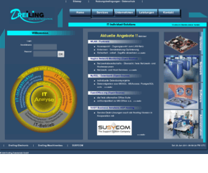 dreiling-datentechnik.com: Dreiling-Datentechnik GmbH - Home-Start
IT-Lösungen nach Bedarf und Anforderung, von der IT-Strategieberatung, über die Lieferung von Hard- und Software, Projektplanung und  durchführung, Systemintegration und Wartung bis hin zur Betreuung. IT-Sicherheit, von der Absicherung der kompletten IT-Infrastruktur, wie Viren, Würmer,Spyware, Spam, Dialer, VoIP, WLAN, bis zur einzelnen Applikation.