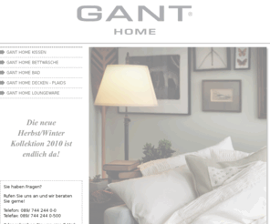 gant-home.com: Die Gant Home Collection - Online bestellen im Gant Home Onlineshop
Die neue Gant Home Collection Herbst / Winter ist da. Jetzt online bestellen bei IDEE e COMPLEMENTI. Große Restpostenecke!!