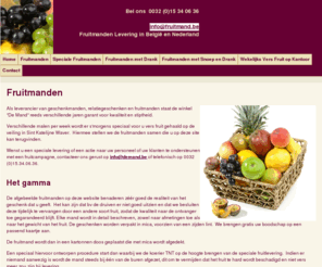 fruitmandje.com: Fruit leveren
Overzicht van fruitmanden met vers fruit die u kan bestellen