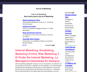 queeselmarketing.com: que es el marketing
que es el marketing, there are many places to find out and learn about que es el marketing online, discover the best sources here.  