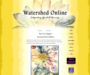watershedonline.ca: Watershed Online: Are You Happy?
