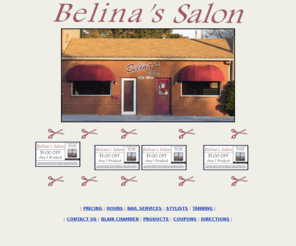 belinasalon.net: Belina Salon, Blair Nebraska - Beauty Salon In Blair Nebraska
Belina Salon, Blair Nebraska - Hair Salon in Blair NE, Beauty Salon In Blair Nebraska