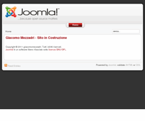 giacomomezzadri.com: Giacomo Mezzadri - Sito in Costruzione
Joomla! - il sistema di gestione di contenuti e portali dinamici