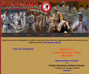 kyokushinkaratenj.com: BUSHIDO - Karate Kyokushin School
Kyokushin Karate School BUSHIDO invites to participate in karate classes. Klub Karate Kyokushin BUSHIDO zaprasza na treningi.