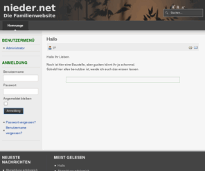 nieder.net: nieder.net
Joomla! - dynamische Portal-Engine und Content-Management-System