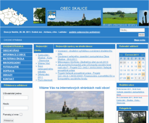 skalice.info: Obec Skalice - oficiální internetové stránky, úvodní stránka
Oficiální internetové stránky obce Skalice, okres Hradec Králové