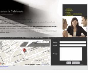 asesoriacalatrava.com: Asesoría Calatrava S.c.
Pagina oficial de e Información de la empresa ASESORÍA CALATRAVA S.C.: Localización, fotos, productos, servicios y notas de prensa de ASESORÍA CALATRAVA S.C.