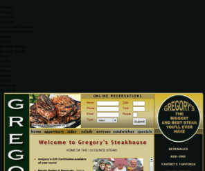 gregoryssteakhouse.com: Steakhouse Allentown, Catering Services Lehigh Valley, Banquet Facilities Allentown Pa, Banquet Meeting Rooms Allentown Pa
Home of the Monster Steak in Allentown, PA. We have the food, equipment, staff and knowhow to make your evening special. Catering services for 50 to 120