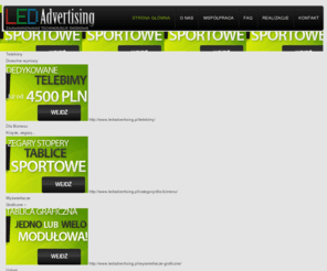ledadvertising.pl: Tablice LED, Tablice Reklamowe, Reklama LED, Ekrany LED, Reklama Świetlna
Reklama LED - Profesjonalne Tablice Reklamowe - Najlepsza cena - prosto od producenta - trzęsiemy cenami -55%!