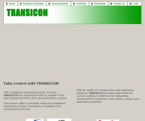 transicon.co.uk: Transicon - Electrical Control, Drive and Automation Systems
Transicon manufactures a wide range of TOP QUALITY electrical control equipment to help customers in achieving process optimisation.