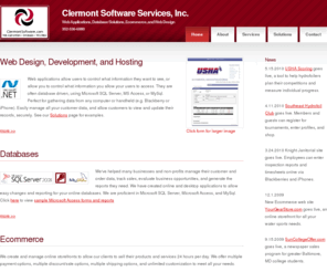 clermontsoftware.com: Clermont Software Services, Inc.
Clermont Software Services improves business processes and helps you sell more online.