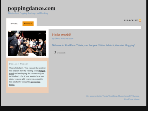 poppingdance.com: Popping
This site is all about popping, locking, Bboying, and breaking. It is for all the worldwide poppers and breakers!