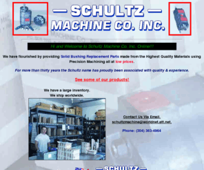 schultzmachine.com: Schultz Machine On Line
