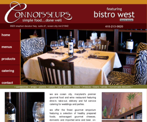 ocfinefoodandwine.com: Ocean City, Maryland Catering and Premier Gourmet Food & Wine, Restaurant and Store - Connoisseur's
Ocean City, Maryland Catering and Premier Gourmet Food & Wine, Restaurant and Store - Connoisseur's