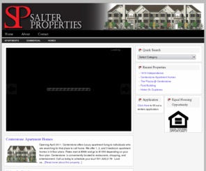 salterproperties.com: Salter Properties
Salter Properties rents and sells property in the Conway and Faulkner county area so check out our properties or fill out a leasing application here.