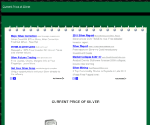 currentpriceofsilver.com: Current Price of Silver
Current Price of Silver.