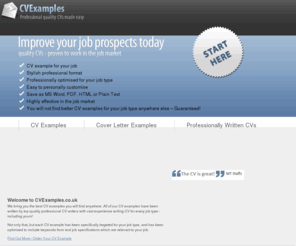 cvexamples.co.uk: CV Examples: CV examples by professional CV writers
CV Examples - Our professional CV writers bring you the best CV examples tailored for the target job.