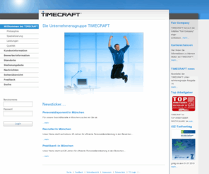 profitec-personal.net: Willkommen bei TIMECRAFT - Zeitarbeit und Personaldienstleistung
