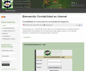 cuentemelo.com: Bienvenido Contabilidad en Internet
cuente! - de contar, contabildad en linea, plan de cuentas colombia, cuentas te, programa de contabilidad