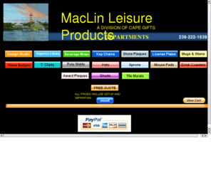 maclinleisureproducts.com: MacLin Leisure Produts Departments
List of all our products