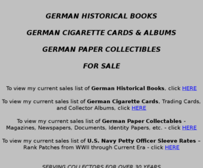 noder.biz: German Books - Cigarette Cards - Paper Collectibles
