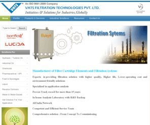 ojashree.com: Vats  Filtration Technologies Pvt. Ltd.
World Class Eco Filtration Solutions