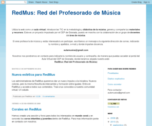 redmus.com: RedMus:  Red del Profesorado de Música
