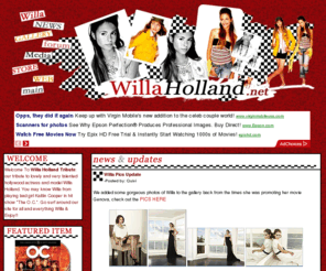 willaholland.net: Willa Holland Tribute ~ WillaHolland.net
Willa Holland fansite that features the latest news and pictures, along with a bio, forum, filmography, and more.