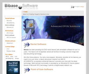 winrental.com: DVD video rental software for rental stores from US$49.00, trial download, Game rental software, Point of sale POS EPOS network software
DVD rental software from US$49.00, £30.00 Point of sale POS software, Web site SEO search engine submission software.